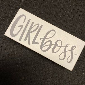 Girl Boss sign